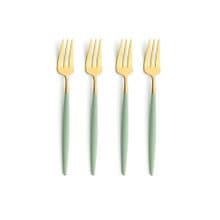 葡萄牙 Cutipol  GOA  青玉金 17CM 水果三叉四件組