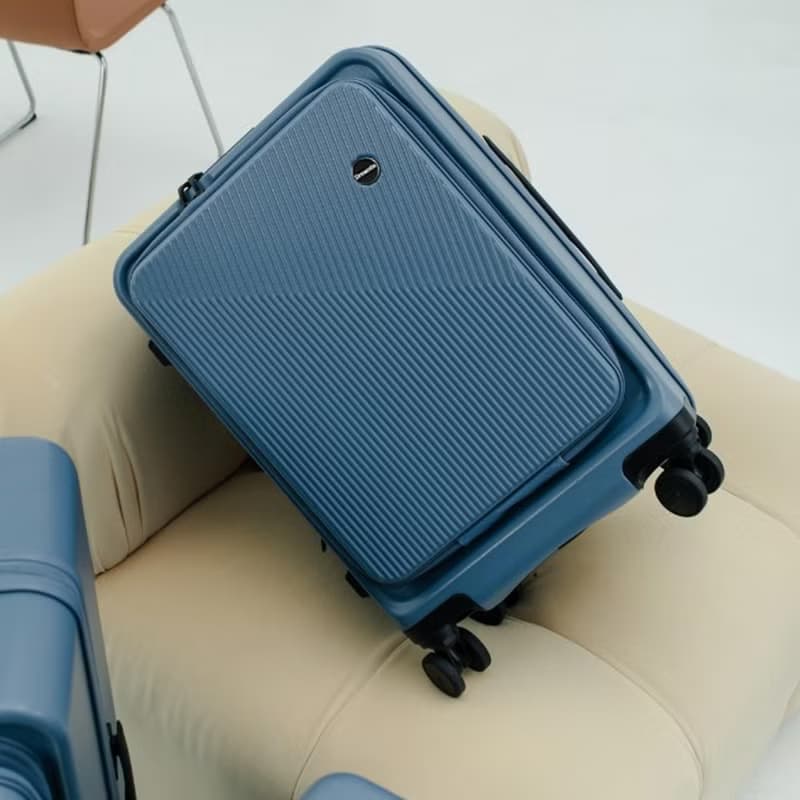 Dreamin 20+29吋前開式行李箱/登機箱-夕霧藍 旅遊必備