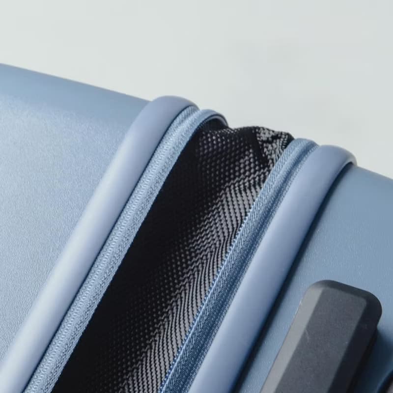 Dreamin 20+29吋前開式行李箱/登機箱-夕霧藍 旅遊必備