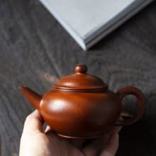 经典水平 全手工 240CC 原矿30目粗砂朱泥 泥料正宗润泽  泡养宜