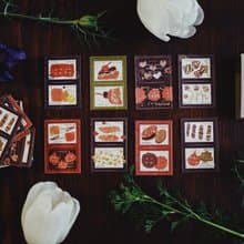 【什物】手帳系列 // 郵票火柴盒貼紙 | PetitFour