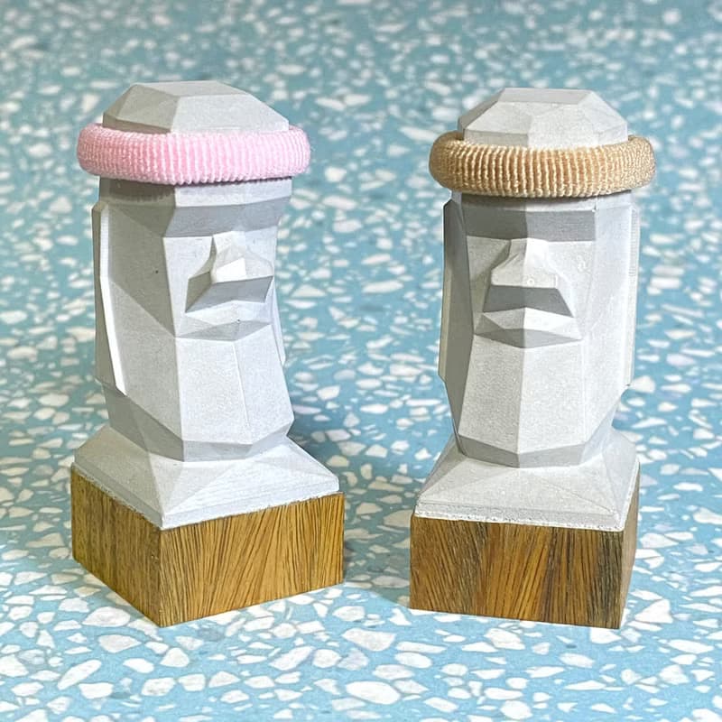 御守摩艾Moai 8分手工清水模印章綠檀木公司章藏書章閒章姓名章