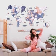 現代家居裝飾 旅行地圖 2D 木牆地圖 結婚週年紀念禮物