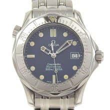 【日本直送】オメガ OMEGA シーマスター 300M 腕時計 プロフェッショナル SS クオーツ アナログ表示 ネイビー文字盤 メンズ【中古】