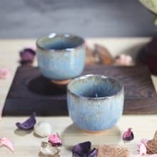【送禮好物】90ml 天目對杯 直身圓口茶杯 酒杯 鶯歌葉敏祥作