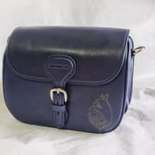 雷龍Saddle 真皮手袋,托特包,斜背包,斜孭袋 青藍色