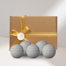 【SINTER顏璽】溫泉泥香氛泡澡球５入禮盒組 (150g x5pcs)