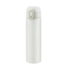 【孔雀Peacock】600ML 不鏽鋼保溫杯 鎖扣式彈蓋 直飲口設計-白