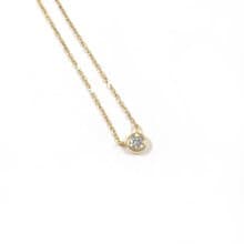 【日本直送 中古美品】エテ ete ネックレス ブライト K18イエローゴールド/ダイヤモンド 0.06ct ジュエリー アクセサリー 新品仕上げ済み