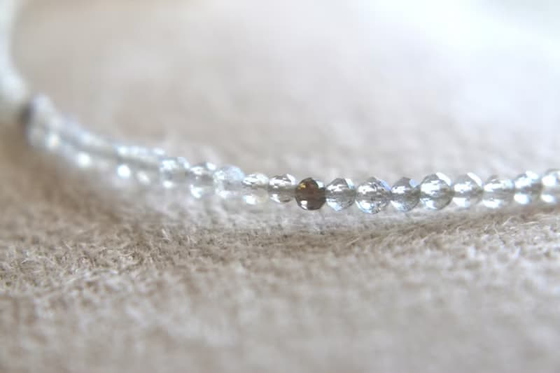 手鍊 茶晶 拉長石 天然石 - 氛圍 -