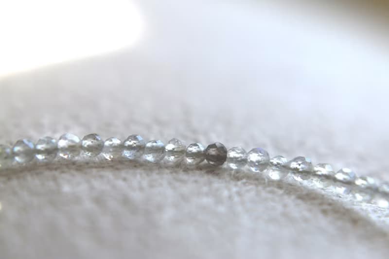 手鍊 茶晶 拉長石 天然石 - 氛圍 -