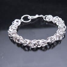 拜占庭結純銀手鍊