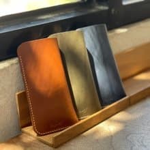 【手作革物】手作牛皮眼鏡袋
