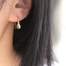 August Birthstone Peridot Teardrop Earring