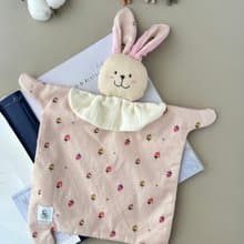兔寶寶安撫巾  草莓甜心 彌月禮 新生兒禮 嬰兒