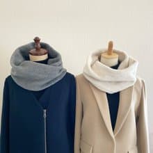 大人の高級フリースのスヌードペアセット　ハイクオリティフリース