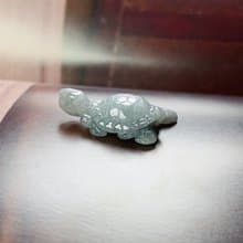 【吉祥‧長壽】冰種翡翠烏龜 | 天然緬甸A貨翡翠 | 送禮