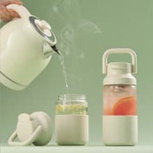 【HOLOHOLO】LIULIU TEA 茶水分離玻璃泡茶壺 (650ml/4色)