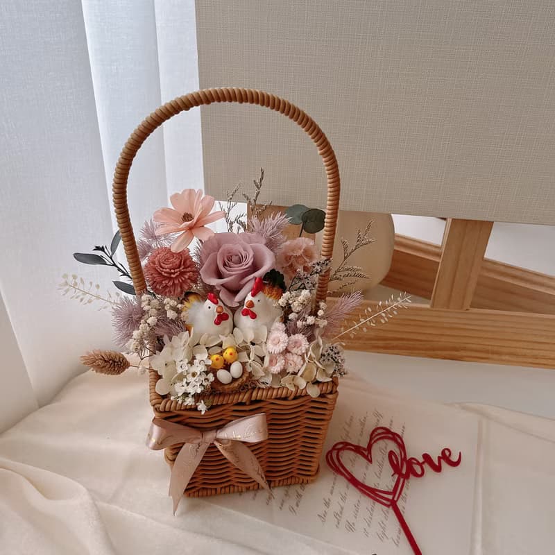 Miss。花謎 【帶路雞花籃】起家 入厝 新婚