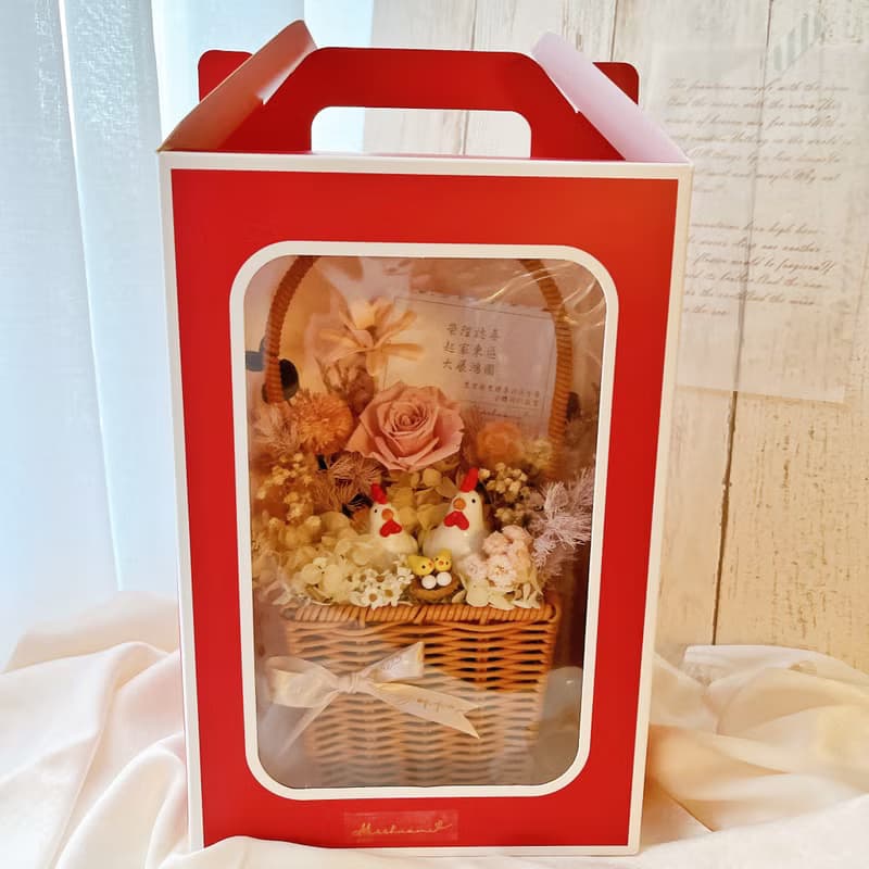 Miss。花謎 【帶路雞花籃】起家 入厝 新婚