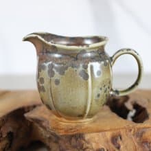 【送禮好物】天然落灰 柴燒茶海 公道杯 名家葉敏祥手作 180ml
