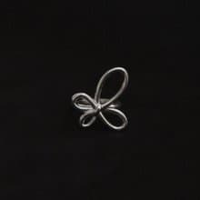 十字閃亮 純銀戒