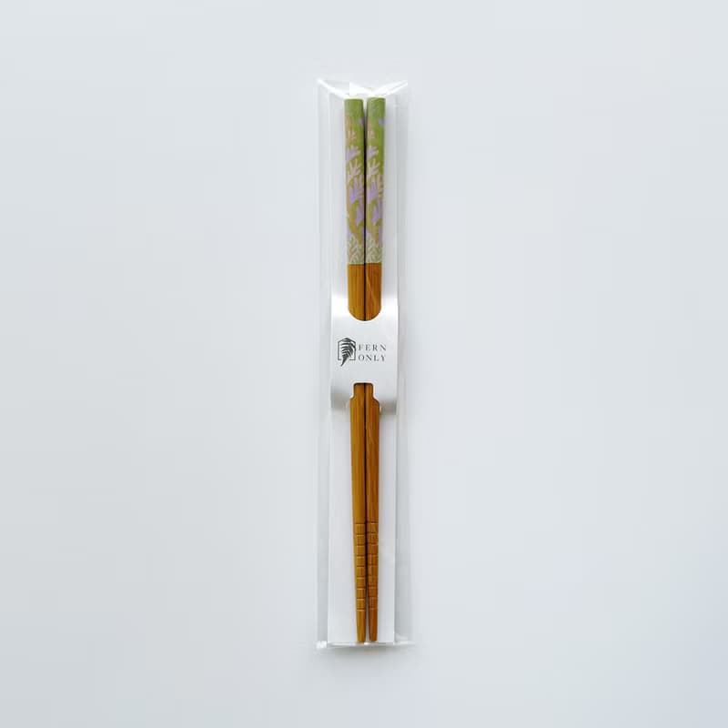蕨美食光竹筷3.0 - 長生鐵角蕨 | 竹筷 筷子 餐具 環保 外帶 攜帶