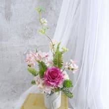 粉漾玫瑰蝴蝶蘭香氛花禮/入厝禮/開幕/喬遷/送禮/植栽