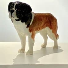 Vintage 英國Beswick品牌陶瓷 -聖伯納犬