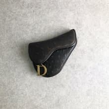 【 日本直送　名牌中古包 】Christian Dior クリスチャン ディオール コインケース ブラウン レザー サドル vintage ncj5a5