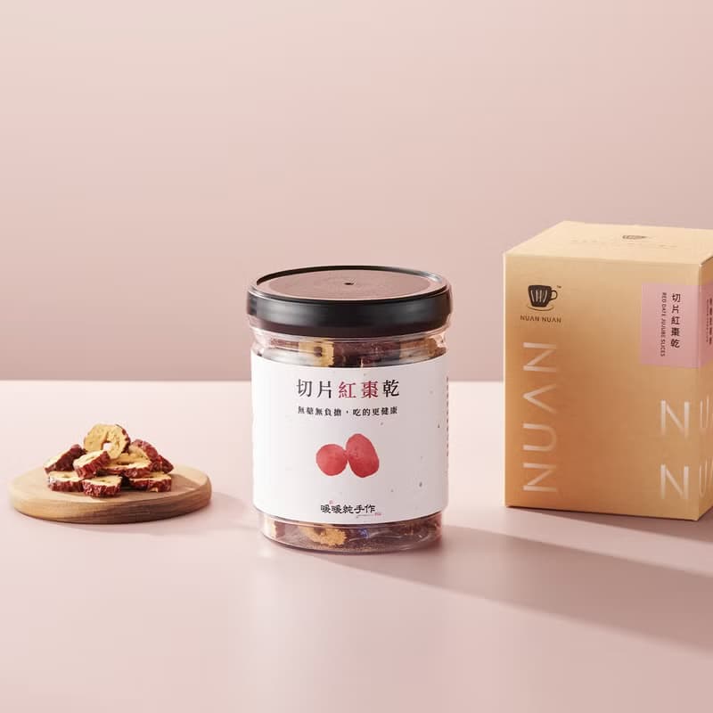 隱形人氣商品【切片紅棗乾150g】無糖 無籽 直接食用 熬湯 沖泡