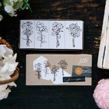 給你的花束 壓縮木印章組