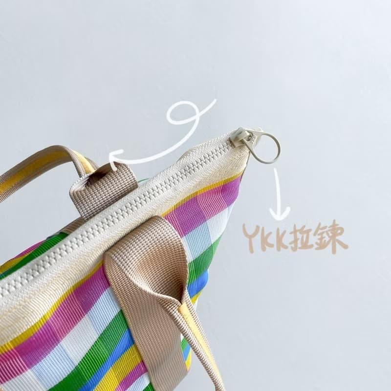 台灣LV-微笑水桶包(粉紅格)