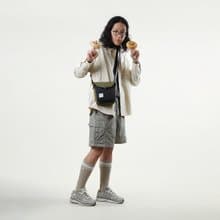 【新色】日常斜背包 DESI ECO 磁扣開口方便收納 (橄欖/暗黑)
