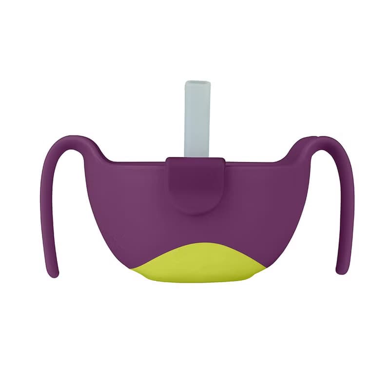 b.box 專利吸管三用碗(葡萄紫)