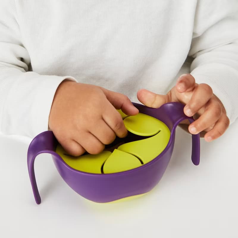 b.box 專利吸管三用碗(葡萄紫)