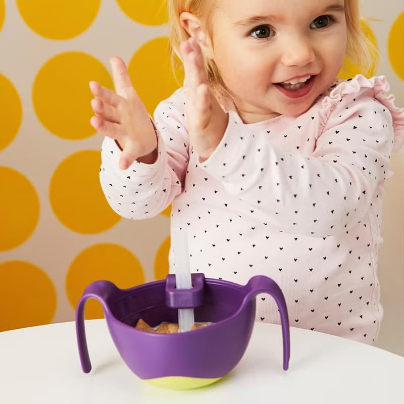 b.box 專利吸管三用碗(葡萄紫)