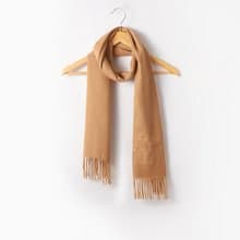 魅力爵 羊毛圍巾 黃