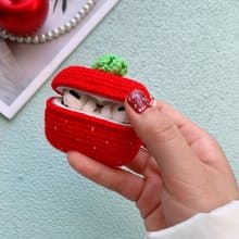 女生禮物手工原創草莓耳機套鉤織耳機套蘋果無線耳機AirPods Pro