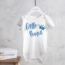 little prince小王子 寶藍燙金包屁衣  男寶專屬 新生兒週歲禮