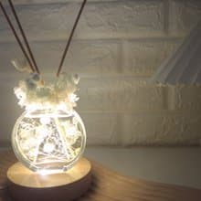 浮游花 擴香瓶 小夜燈 生日禮物 情人節禮物 永生花夜燈