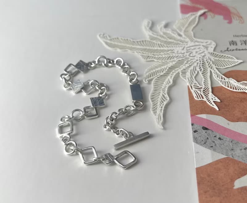 純銀手鍊 手作金工