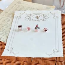 Pink Chocolate Studs