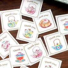 Thank you seal 　ChinaTea　シール35枚入り　中国茶器