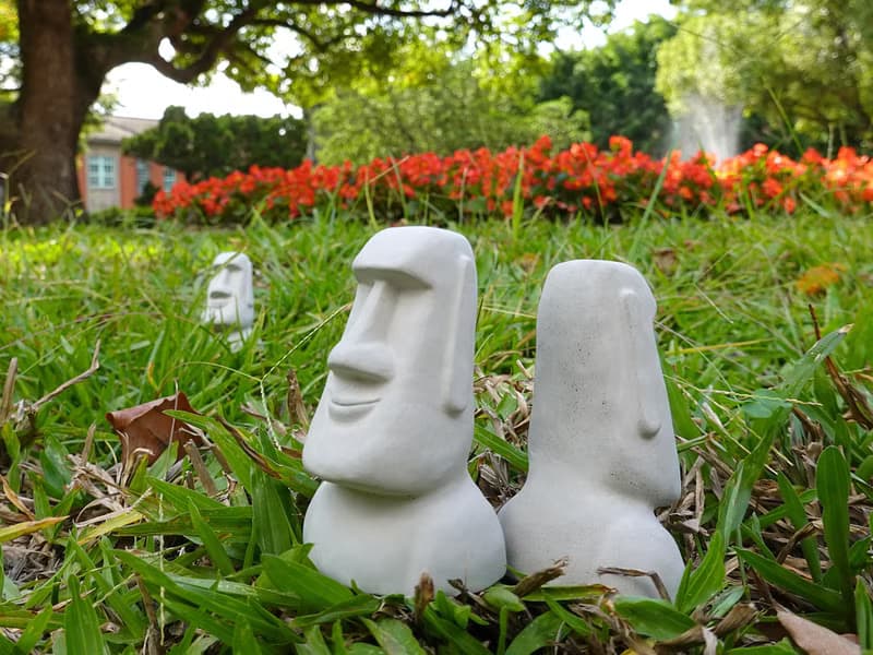 水泥摩艾 Moai－經典小摩艾 巨石像 復活節島