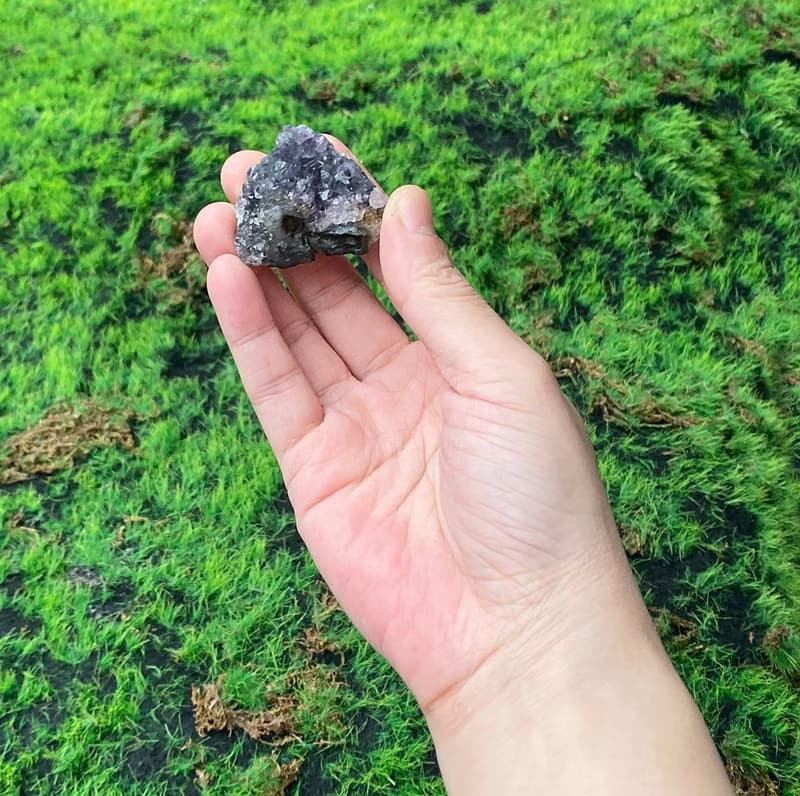 能量擺飾-天然原皮原礦紫晶簇 紫水晶 財運水晶 增智慧 快速出貨
