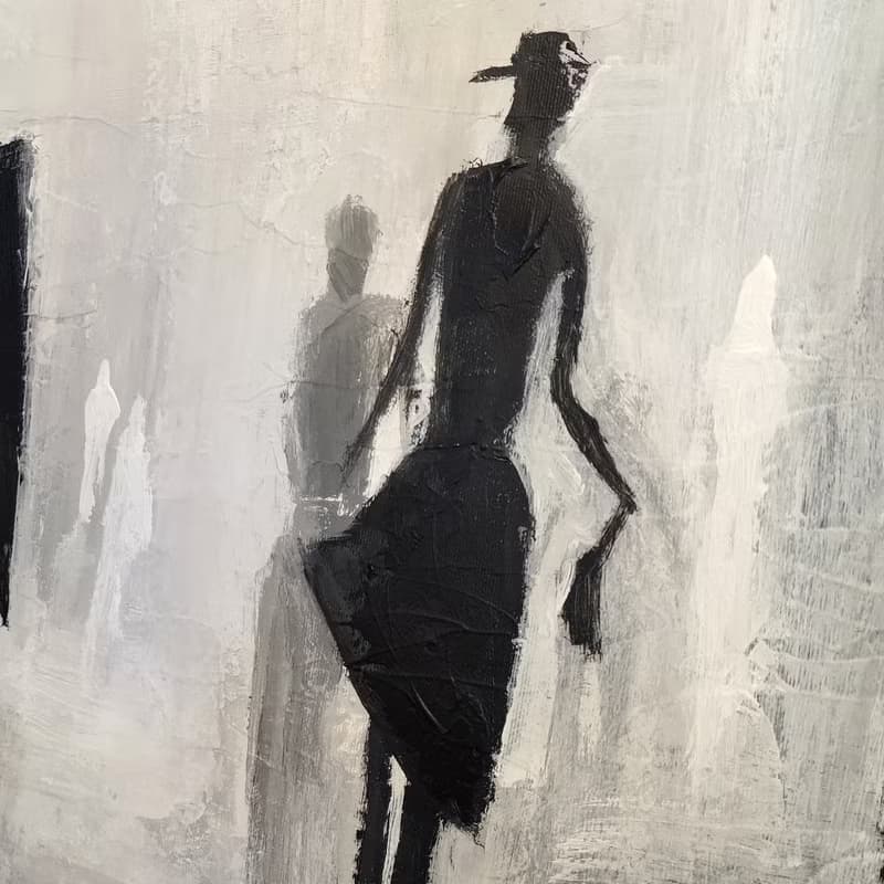 Abstract Figurative Painting Minimalist Painting Modern Wall Art Home Decor