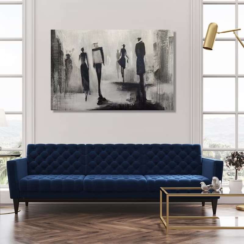 Abstract Figurative Painting Minimalist Painting Modern Wall Art Home Decor