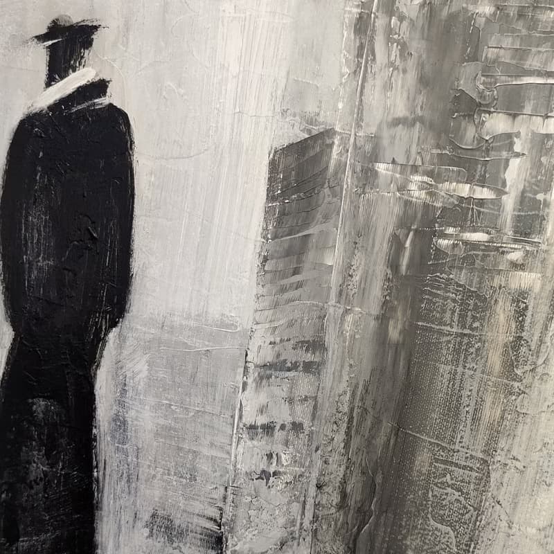 Abstract Figurative Painting Minimalist Painting Modern Wall Art Home Decor