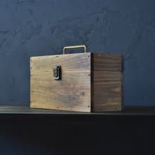 0310mito  木製ケース 日本産ひのきのトランクBOX Mサイズ
